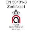 EN 50131-8 zertifiziert